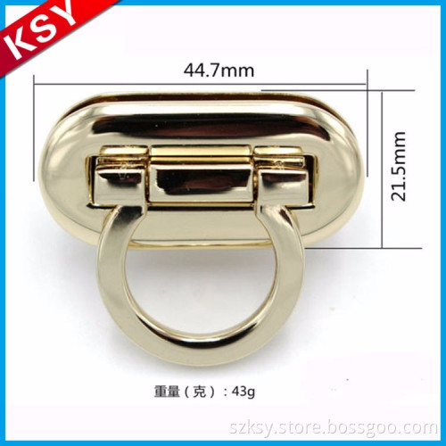 Best Brand Competitive Price Shiny Gold Color Handbags Metal Locks For Briefcase Made In China